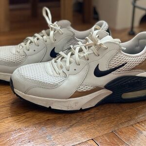 Nike Air Max Cream and Black Sneakers